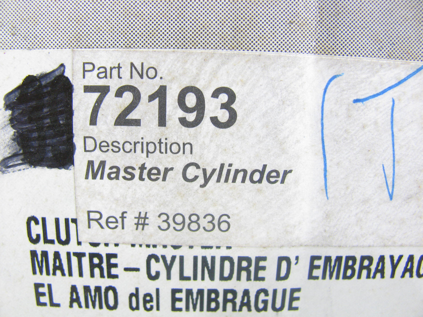 Napa 39836 Clutch Master Cylinder