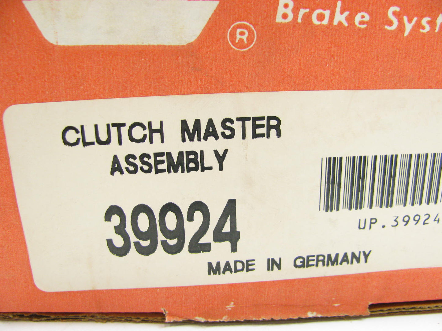Napa 39924 Manual Transmission FAG Clutch Master Cylinder
