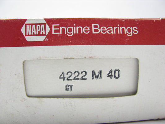 Napa 4222M Engine Main Bearings .040'' 1960-1975 Ford 144 170 200 I6