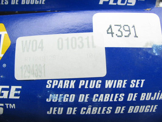 Napa 4391 Ignition Spark Plug Wire Set - 1984-1998 AUDI VW 1.8L SOHC ONLY