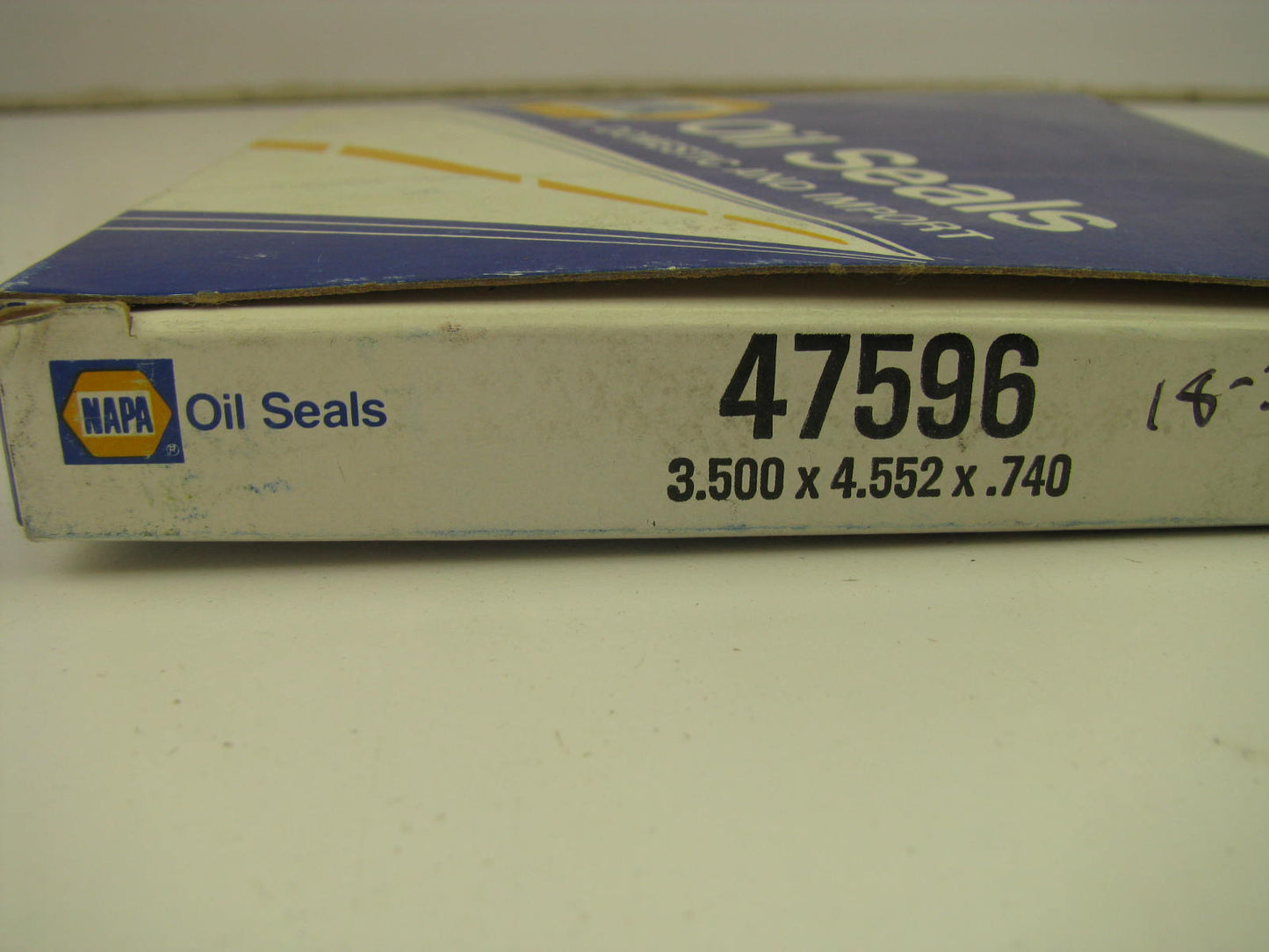 Napa 47596 Front Wheel Seal - 4.552'' OD X 3.500'' ID X 0.740'' Wide