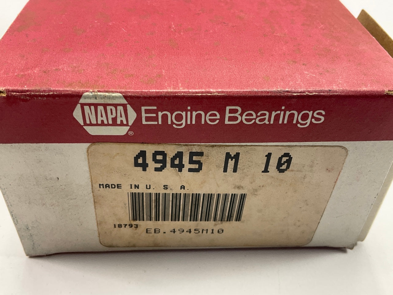 Napa 4945M-10 Engine Main Bearings .010'' 1971-1977 Chevrolet 2.3L-L4