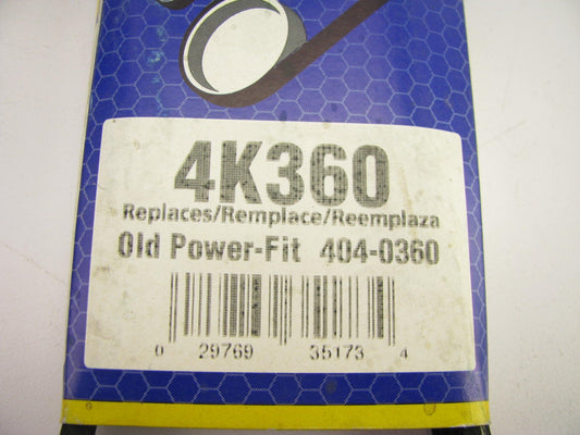 Napa 4K360 Serpentine Belt - 0.69'' X 36.50'' - 5 Ribs
