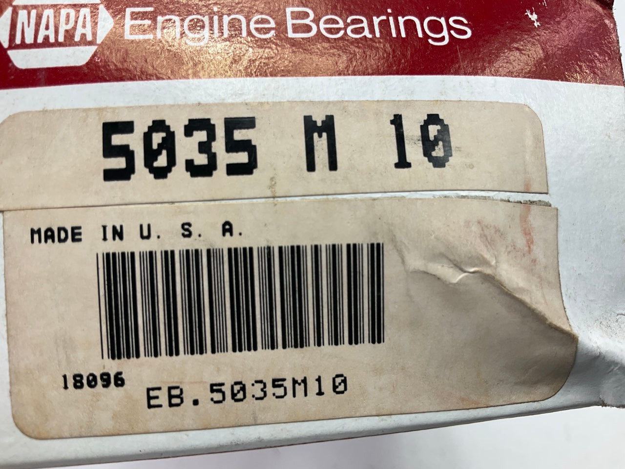 Napa 5035M-010 Engine Main Bearings .010'' For 1971-1974 Ford 2.0L-L4 SOHC