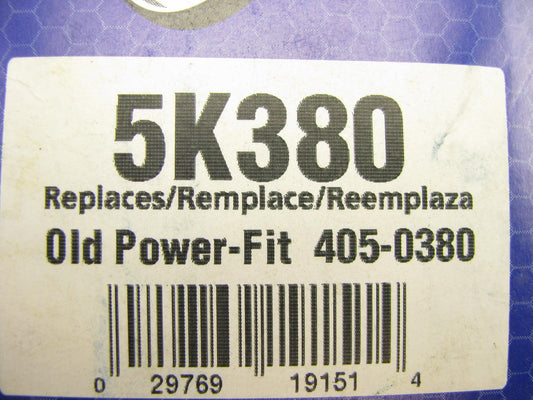 Napa 5K380 V-Ribbed Serpentine Belt