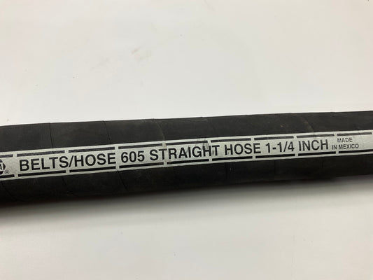 Napa 605 Straight Radiator Coolant Hose - 1-1/4'' ID X 2' Long