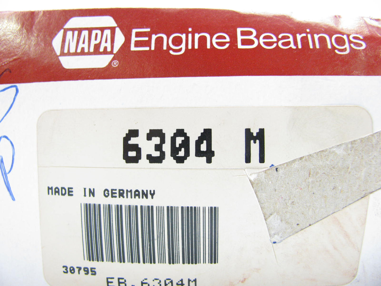 Napa 6304M Engine Main Bearings STD - International Tractor D155 D173