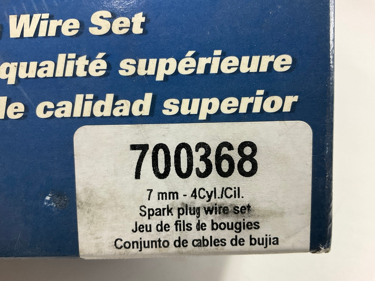 Napa 700368 Ignition Spark Plug Wire Set For 1986 Toyota Celica 2.0L