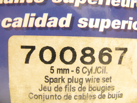 Napa 700867 Ignition Spark Plug Wire Set for 1992-1995 Toyota Lexus 3.0L