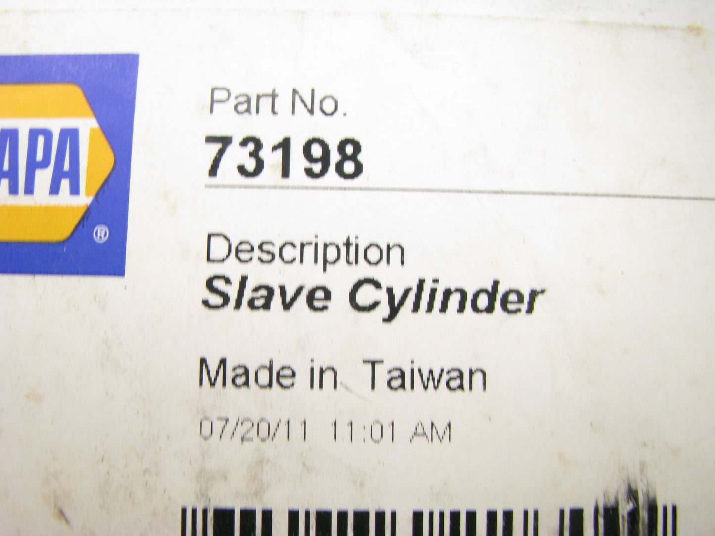 Napa 73198 Manual Transmission Clutch Slave Cylinder