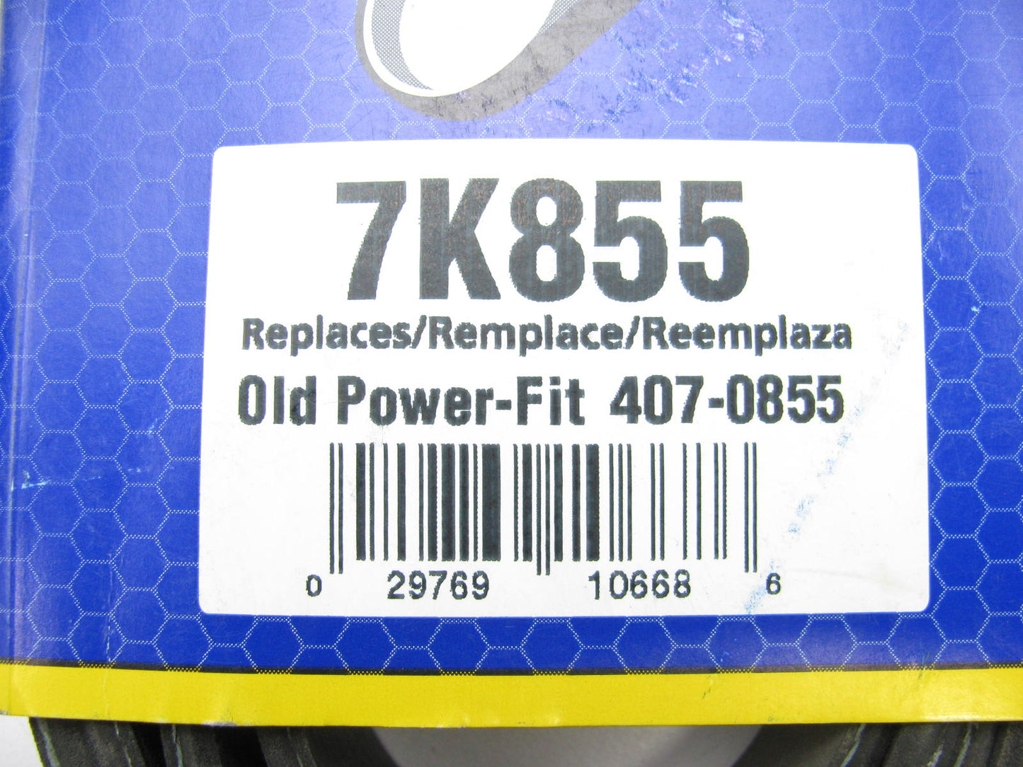 Napa 7K855 Serpentine Belt - 7 Ribs