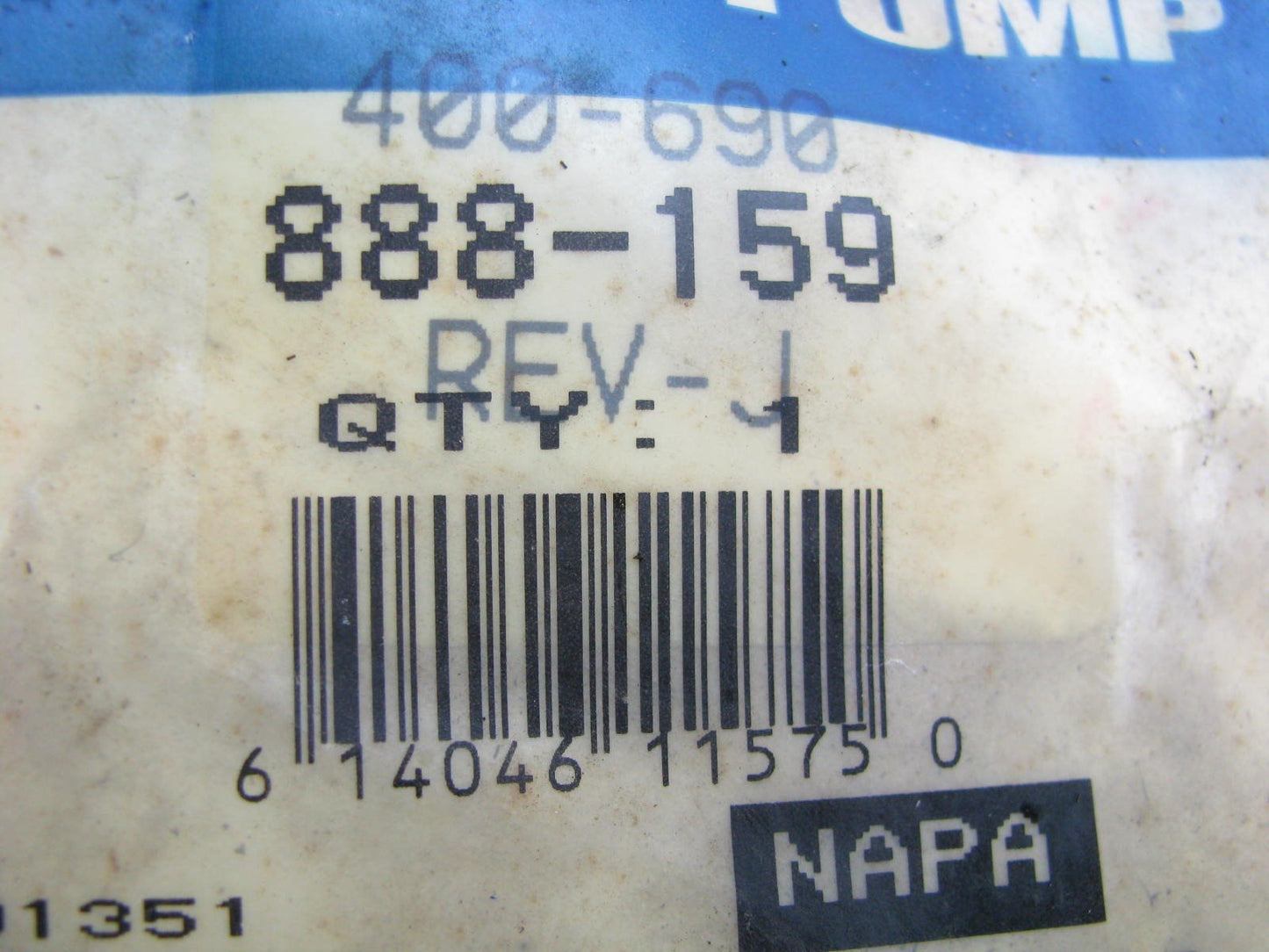 Napa 888-159 Gas Fuel Pump Wiring Harness Connector Pigtail