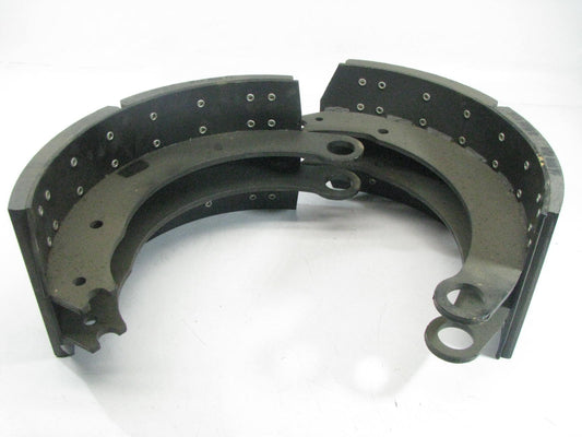 Napa AFS4515RST Relined Rockwell P Pin-Type Brake Shoes 16-1/2'' X 7'' # 4515