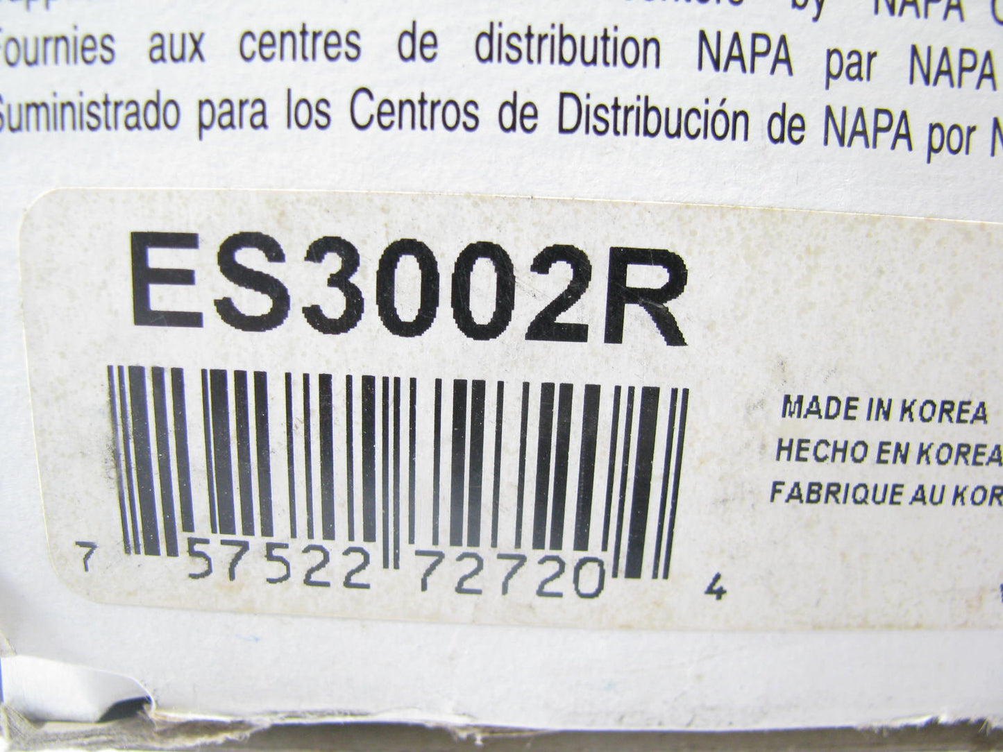 Napa ES3002R Steering Tie Rod End - Front Outer