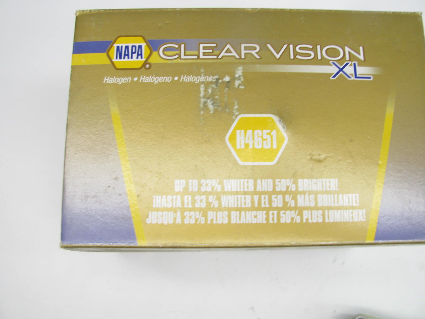 New Napa H4651 Clear Vision Sealed Beam Halogen Light Bulb