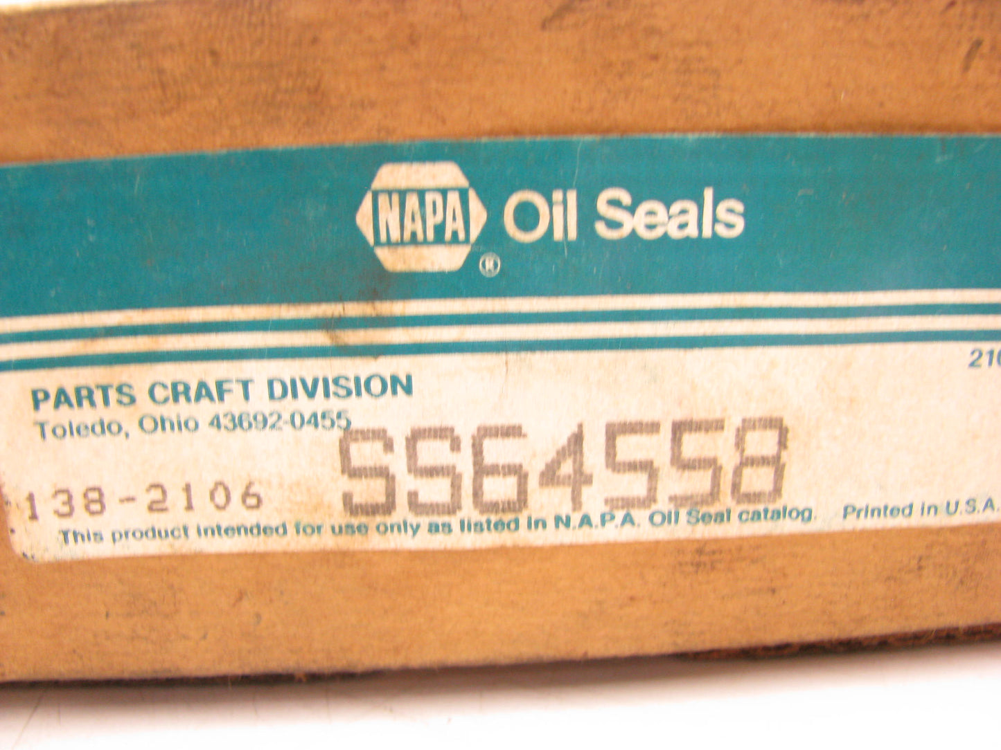 (2) Napa SS64558 Rear Inner Wheel Seals