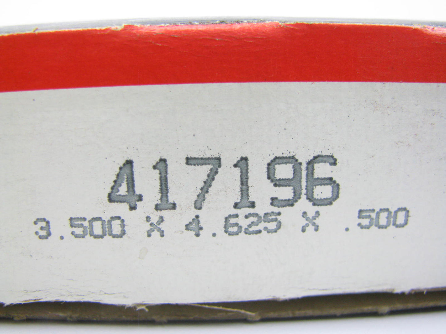 National 417196 Oil Seal - 4.625'' OD X 3.500'' ID X 0.500'' Wide