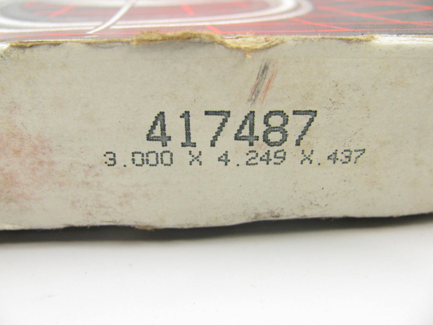 National 417487 Wheel Seal - 4.249'' OD X 3.000'' ID X 0.437'' Wide