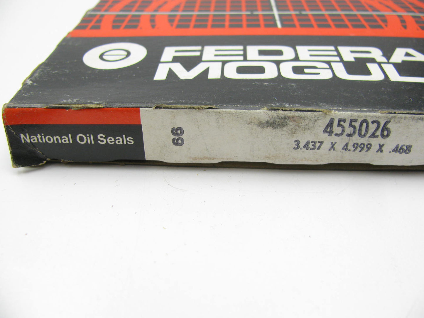 National 455026 Oil Seal - 5.004'' OD X 3.4375'' ID X 0.469'' Wide