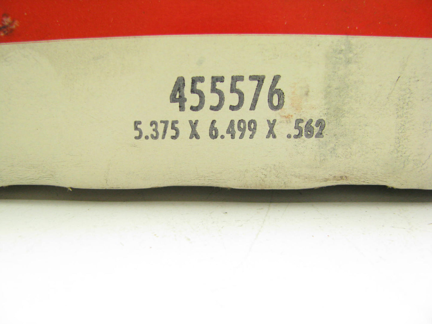 National 455576 Wheel Seal - 6.499'' OD X 5.375'' ID X 0.569'' Wide