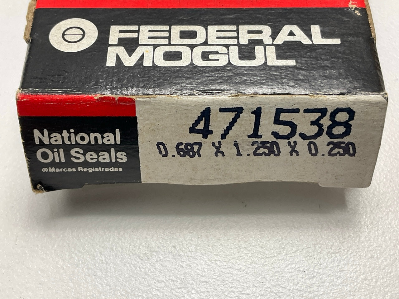 National 471538 Oil Seal - 1.254'' OD X 0.687'' ID X 0.250'' Wide