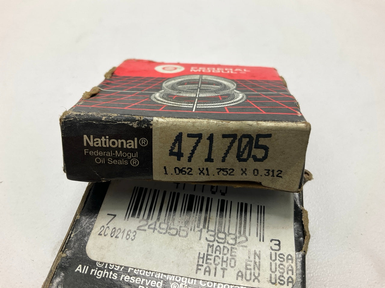 (2) National 471705 Multi-Purpose Seal - 1.756'' OD X 1.062'' ID X 0.312'' Wide
