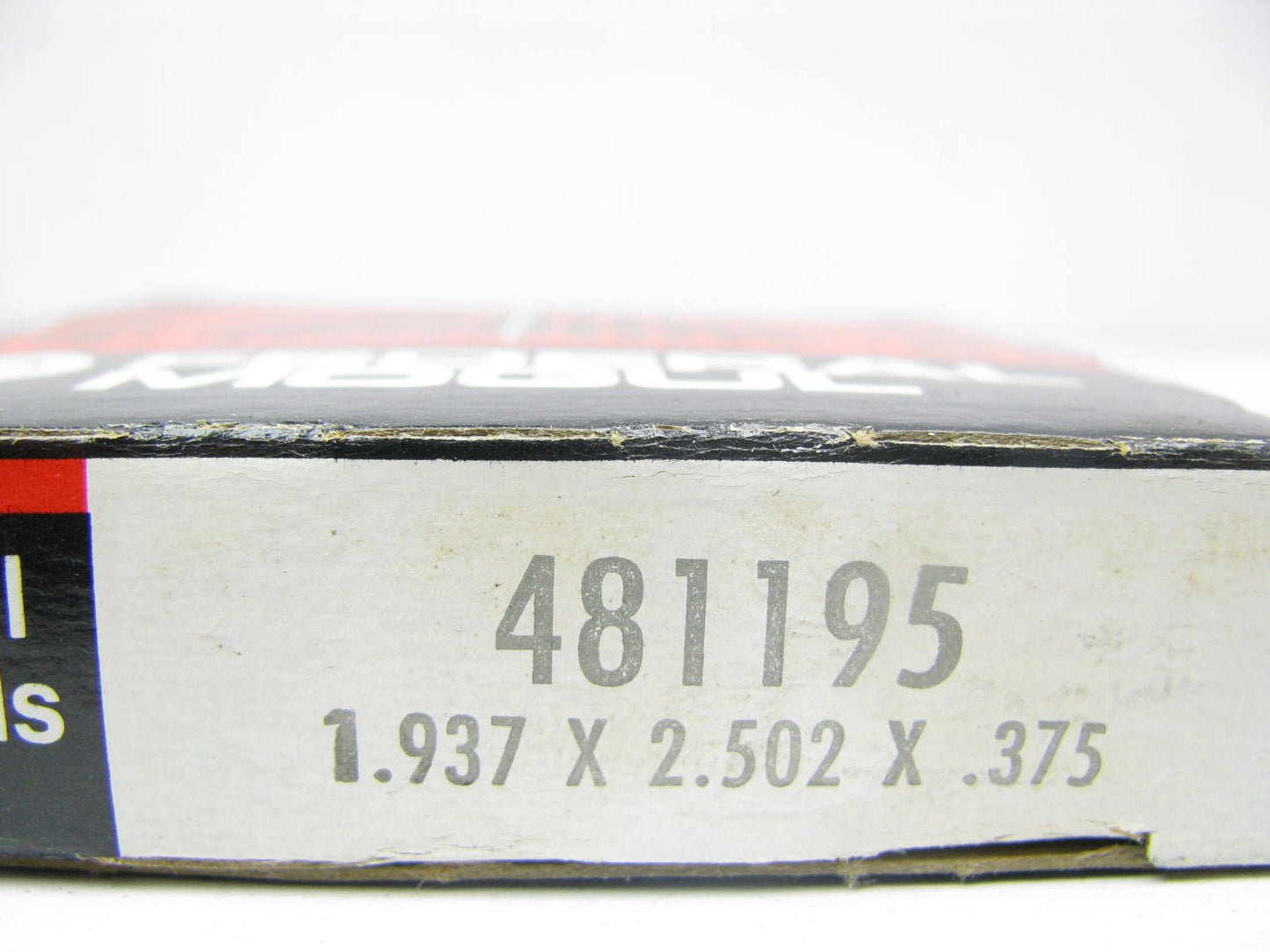 National 481195 Front Inner Wheel Seal - 2.502'' OD X 1.937'' ID X 0.375'' Wide