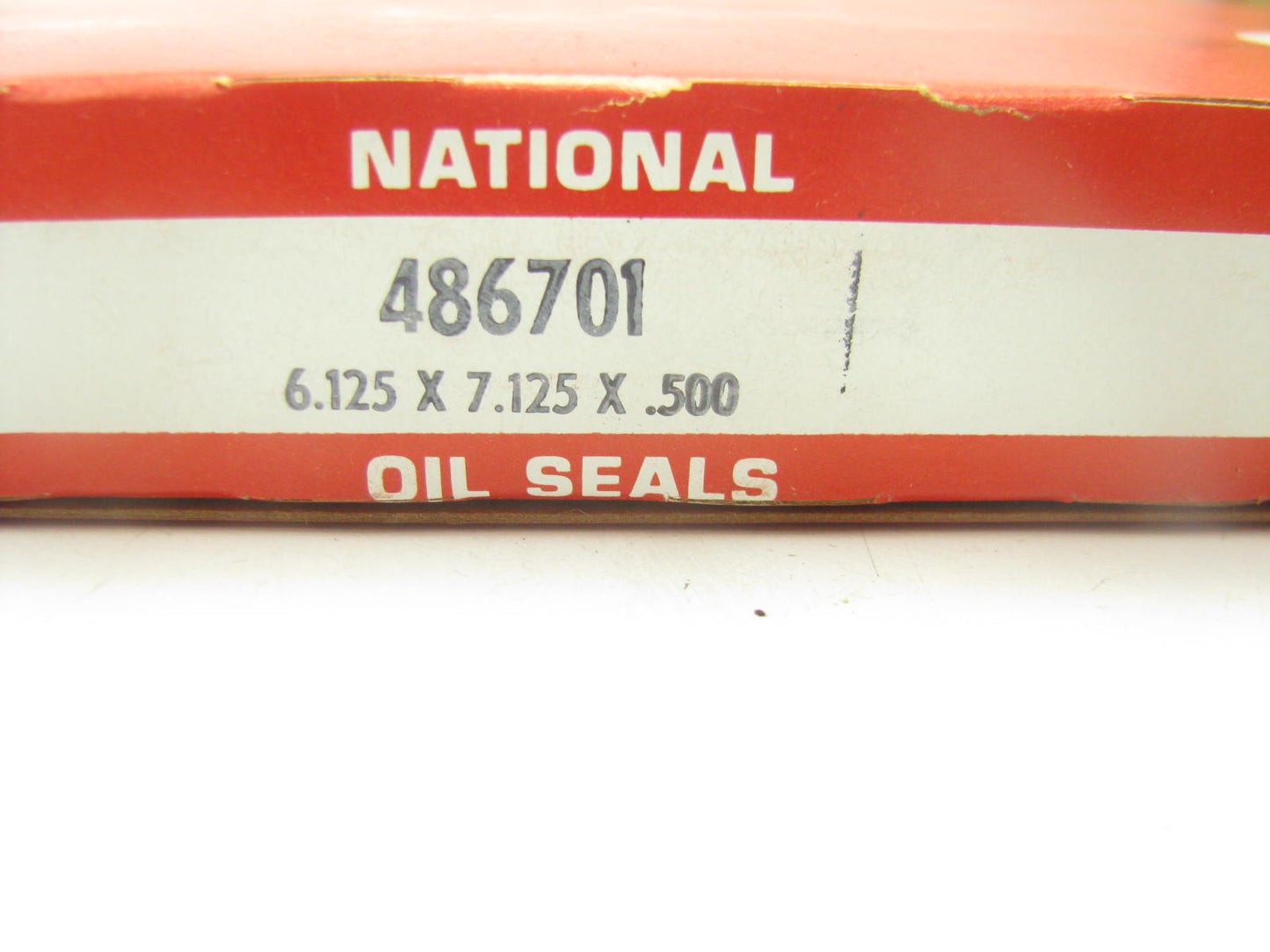 National 486701 Wheel Seal - 7.125'' OD X 6.125'' ID X 0.500'' Wide