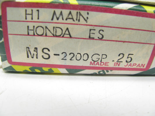 NDC MS-2200GP-25 Engine Main Bearings .25mm For 1984-1989 Honda 1.8L 2.0L-L4
