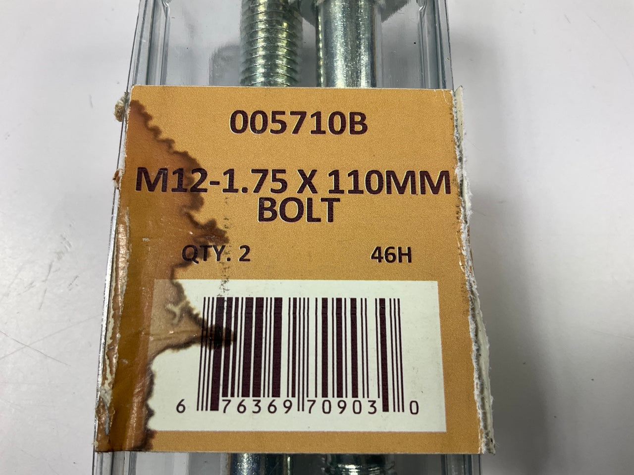 Needa 005710B M12-1.75 X 110mm Bolt - 2 Pack