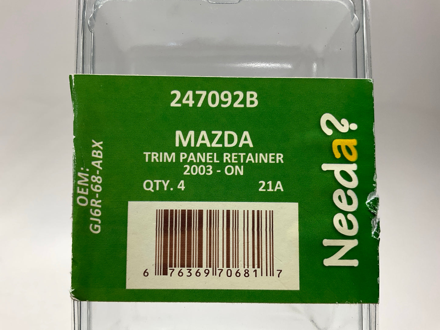 20 Retainers Total - Needa 247092B Door Panel Trim Retainer Clips GJ6R-68-ABX