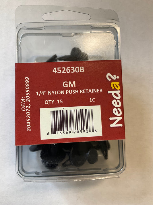 Needa 452630B Upper Cover Retainer Clips For 2007-2010 Saturn Sky - 15/Pack