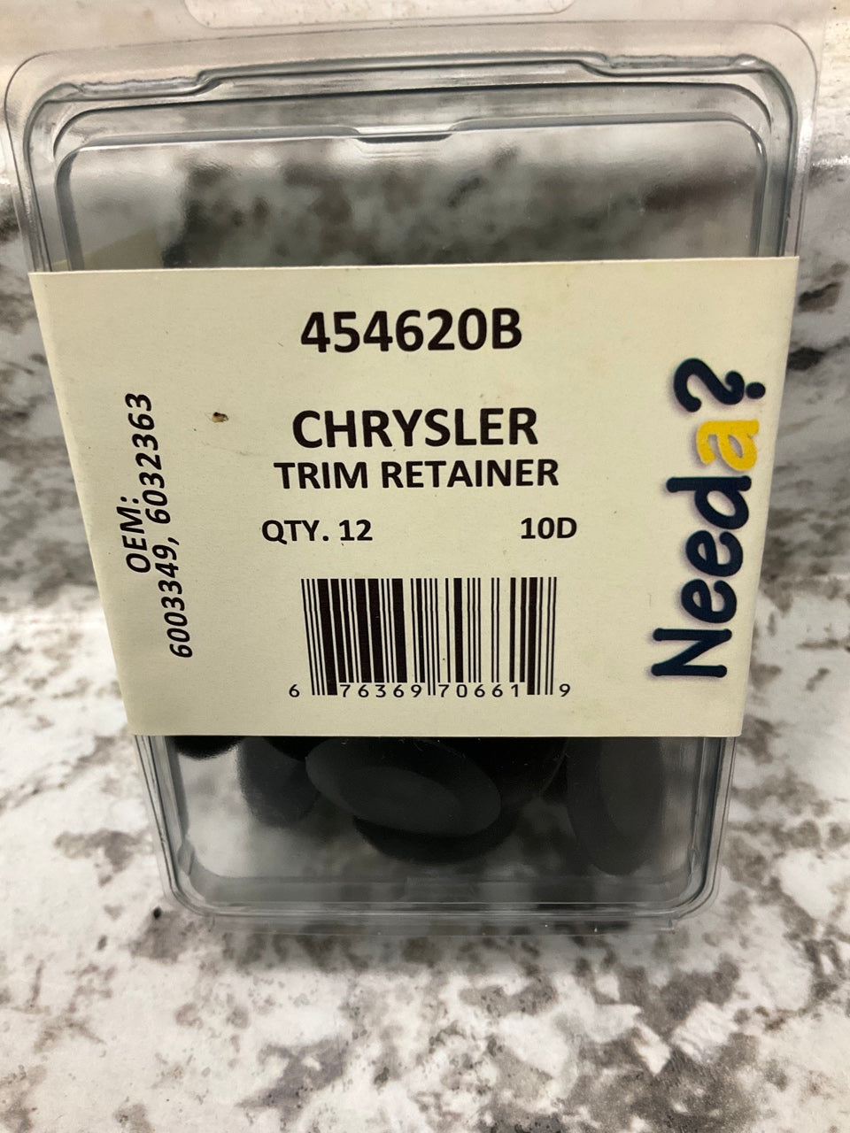 (12) Needa 454620B Door Interior Trim Panel Retainer Clips For Chrysler 6003349