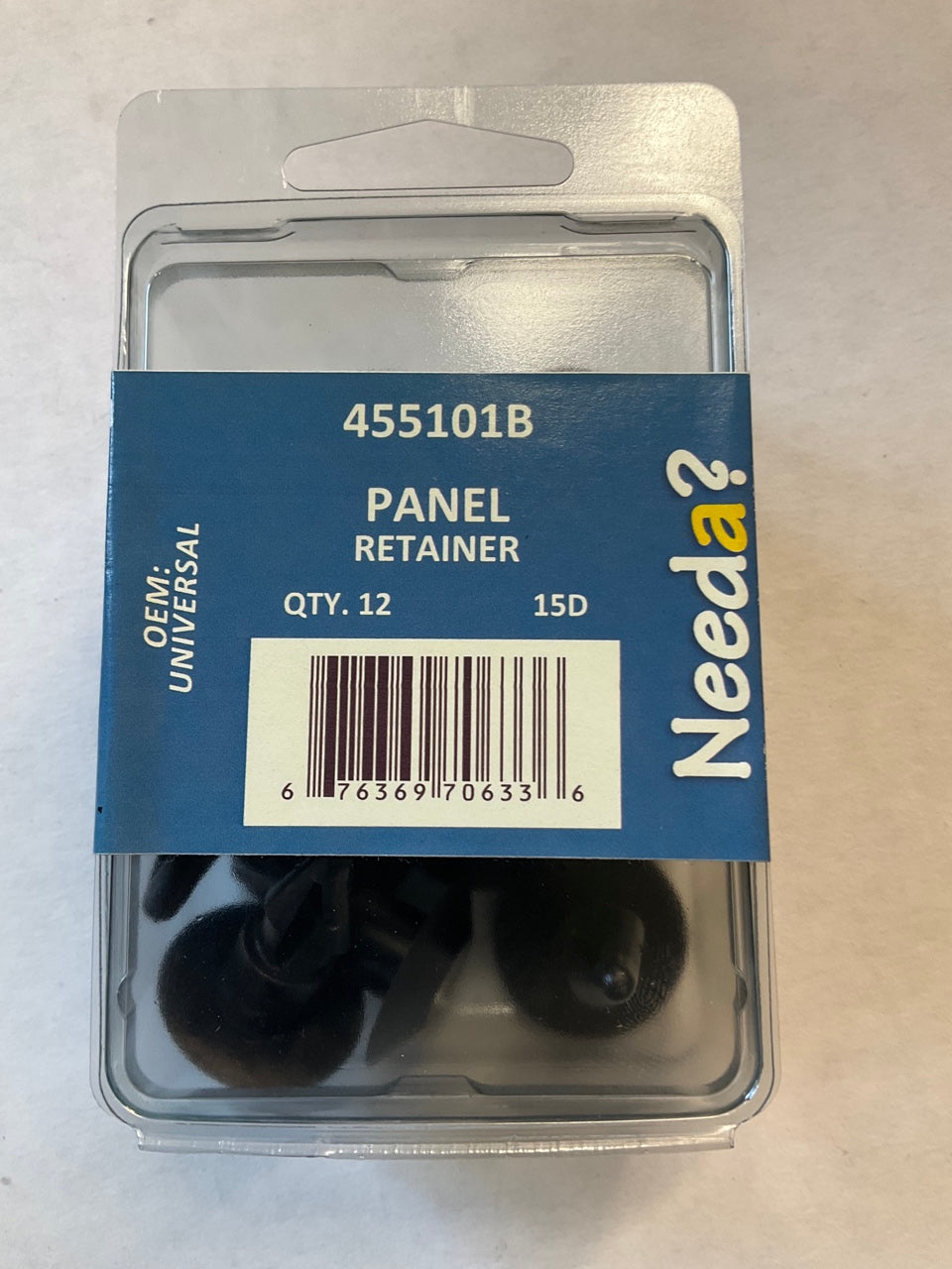 12 PC Needa 455101B Universal Retainer Clips