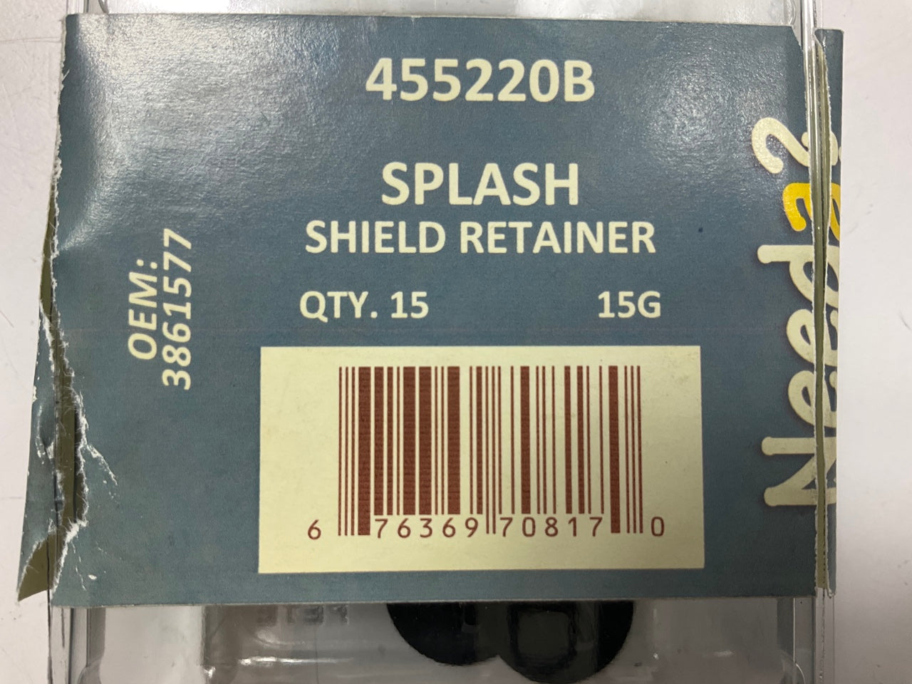 Needa 455220B Splash Shield Retainer Clips, Replaces GM 3861577 - 15 PACK