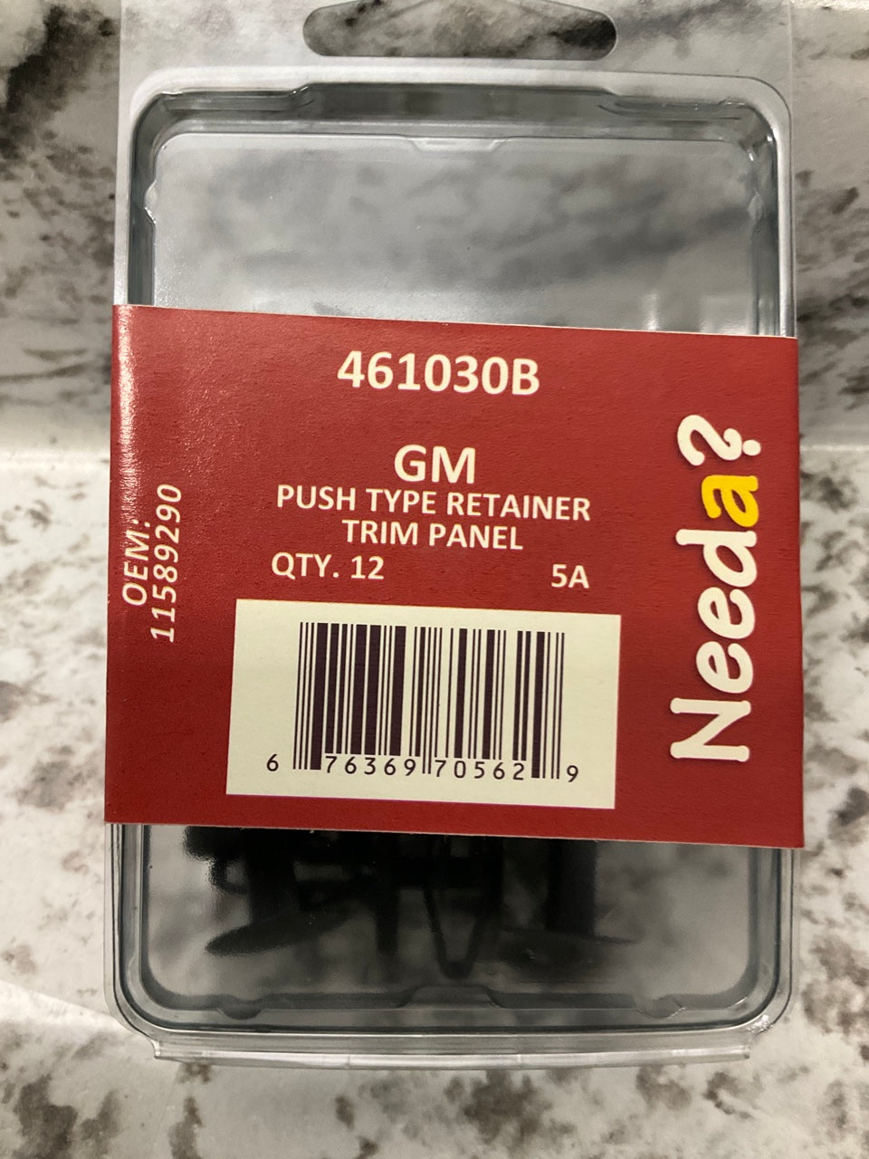 Needa 461030B GM Trim Panel Retainer Clips - 12 Pack