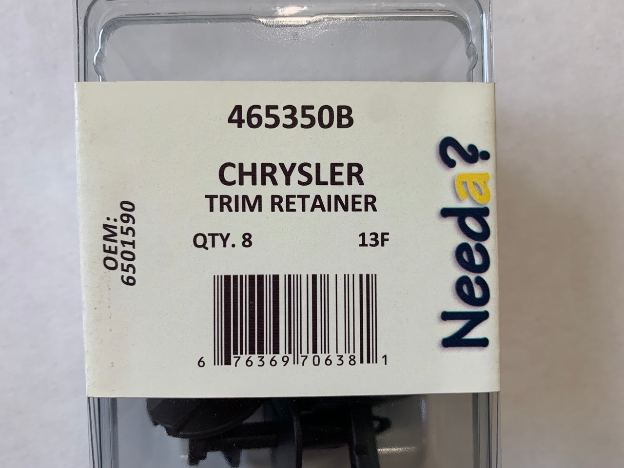Needa 465350B Exterior Trim Retainer Clips For Chrysler 6501590 - 8 PACK