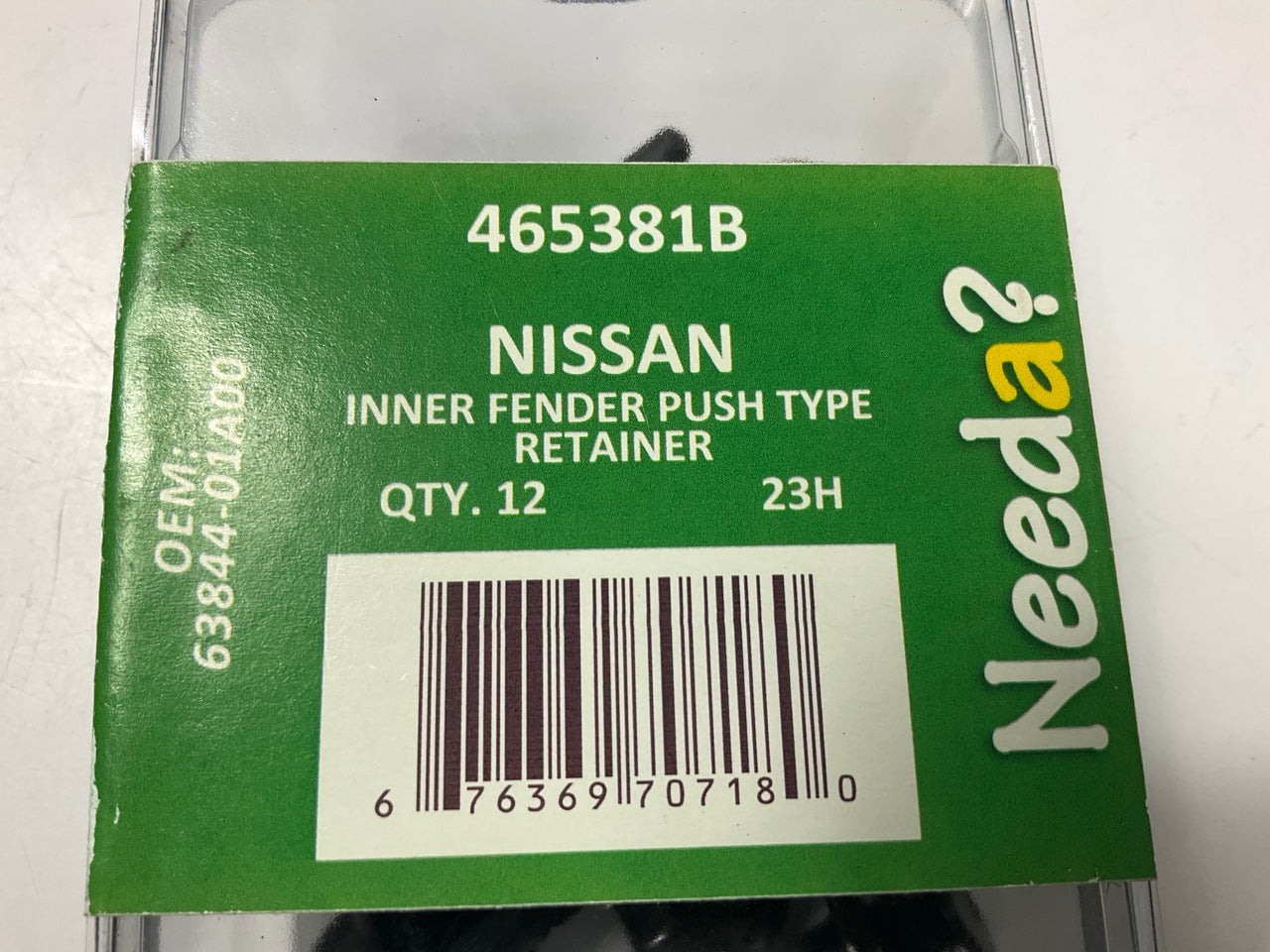 Needa 465381B Splash Shield Retainer Clips For Nissan 63844-01A00, 12 PACK