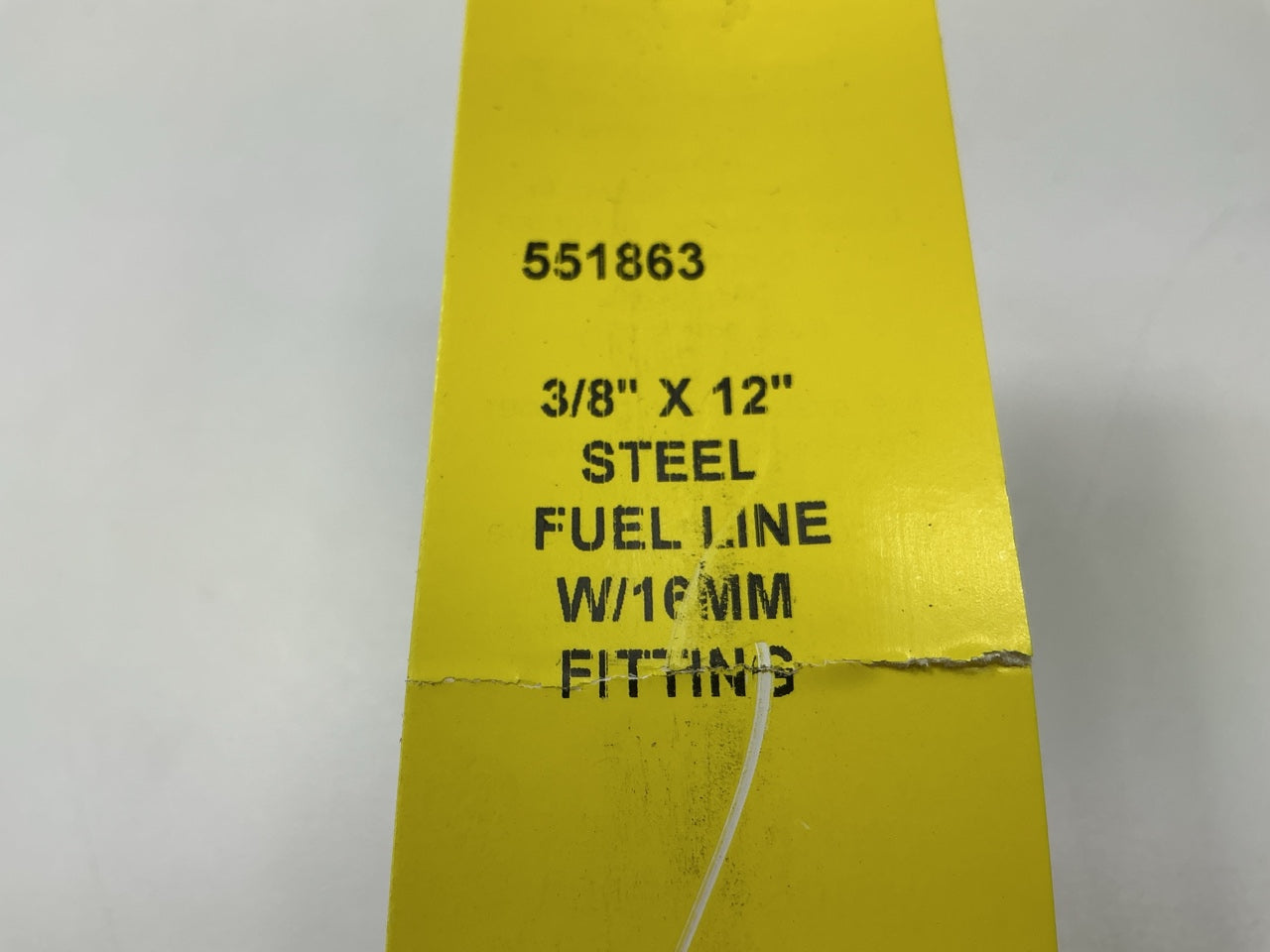 Needa 551863 3/8'' X 12'' Steel Fuel Line With 16mm Fittings Fuel Line Repair