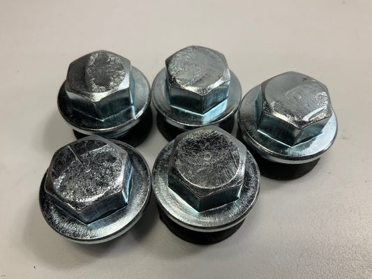 5 Pack - Needa 6722061 Engine Oil Drain Plugs With Washer - M18-1.50 Thread