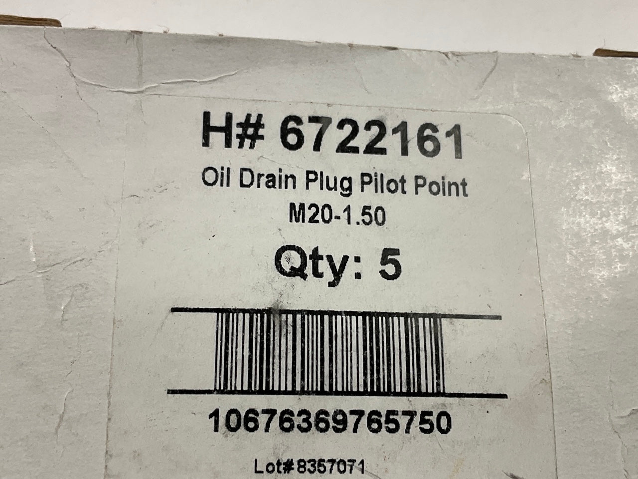 (5) Needa 6722161 Automatic Transmission Fluid Filler Plug - M20-1.50 Thread