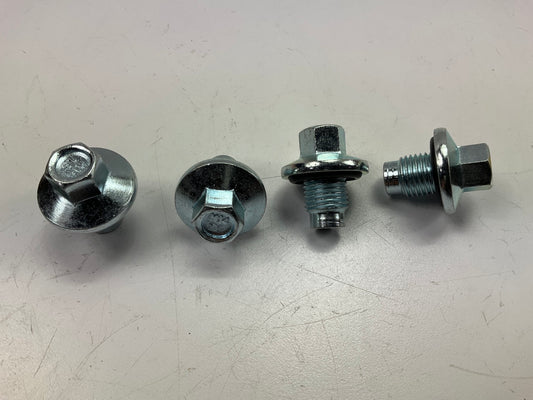 (4) Needa 6728561 Oil Drain Plug, PILOT POINT, M14x1.5 Thread