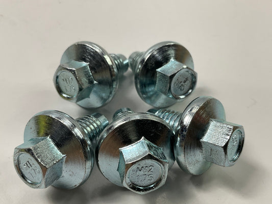 (5) Needa 6728661 Oil Drain Plug, Pilot Point, M12x1.75 Thread - Recessed Gasket