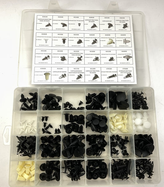 Needa 999177 Body Retainer Clips Fastener Assortment Kit Pack For Chrysler