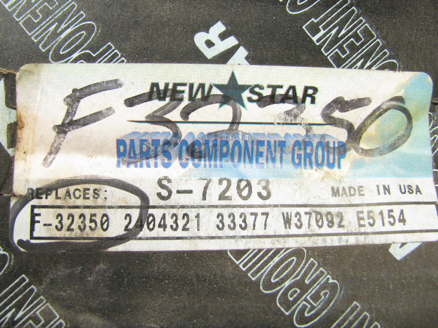 New Star S-7203 FRONT RIGHT Drum Brake Wheel Cylinder
