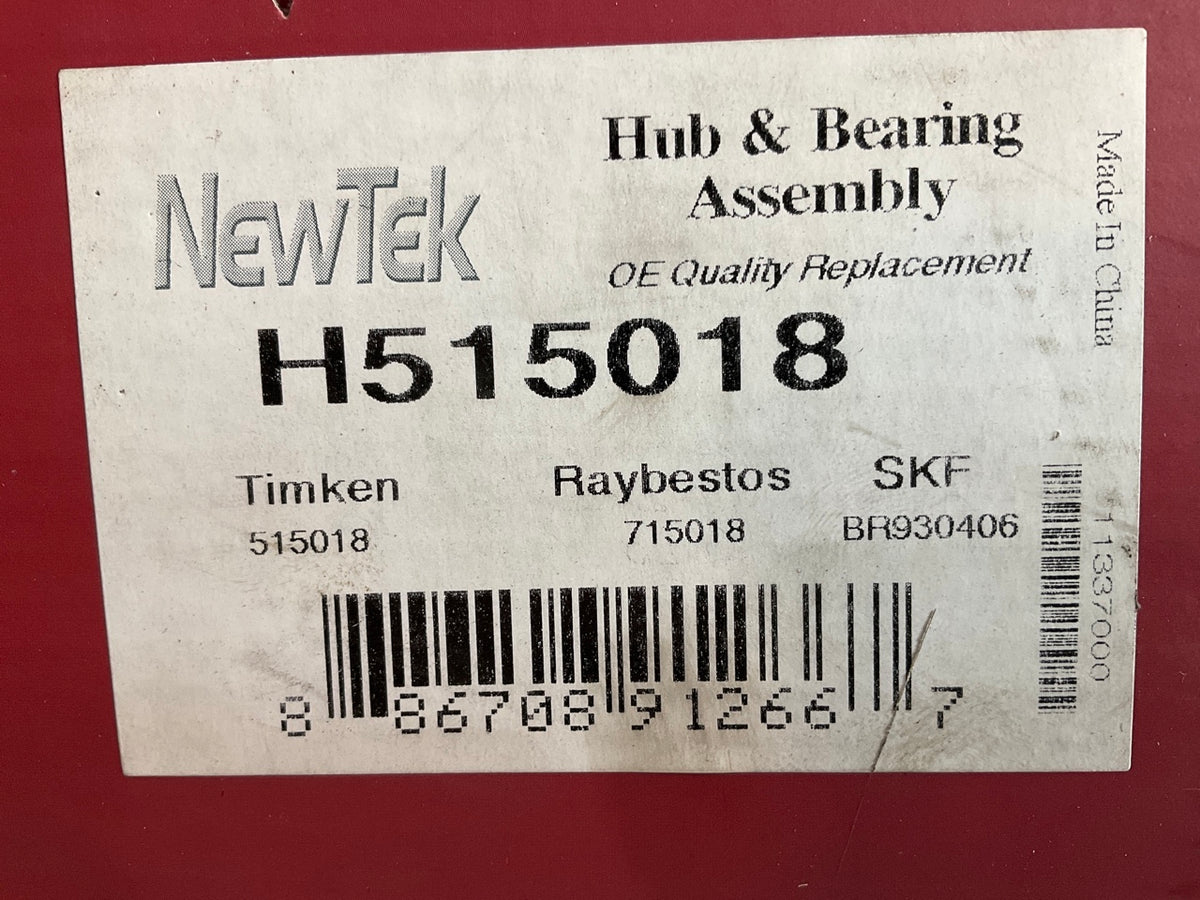 (2) New Tek H515018 Front Wheel Bearing Hub