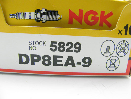(10) NGK 5829 DP8EA-9 Nickel Spark Plugs ATV, Powersport