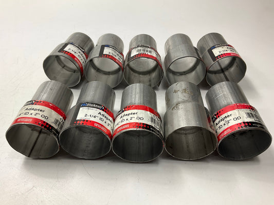 (10) Nickson 17502 Exhaust Pipe Adapters - 2-1/4'' ID X 2'' OD