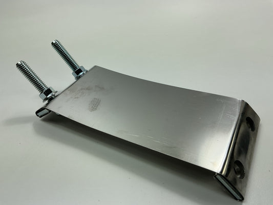 Nickson 413250 2-1/2'' Exhaust Clamp Stainless Steel Flat Band