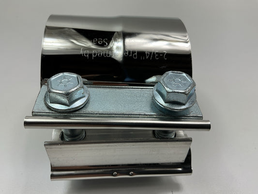 Nickson 96234 2-3/4'' Pre-Formed Exhaust Clamp, Stainless Steel